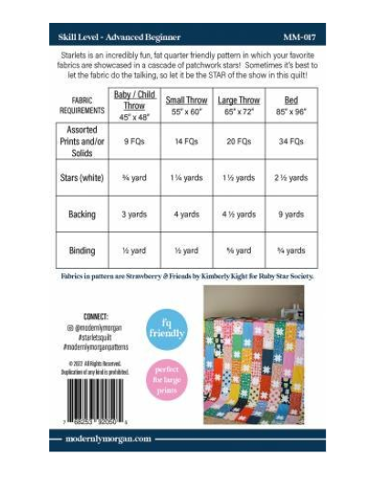 Starlets Quilt Pattern