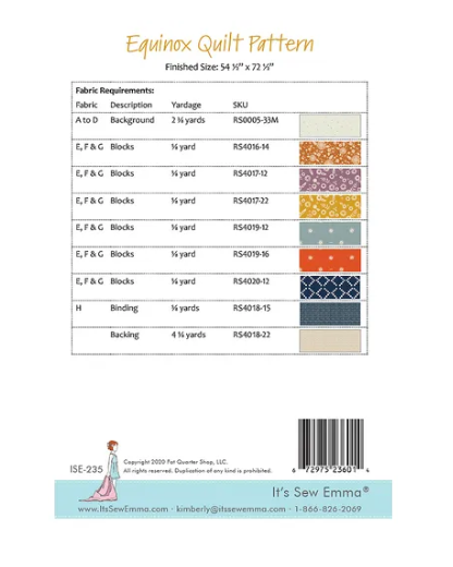 Equinox Quilt Pattern
