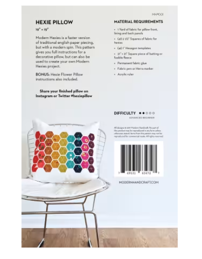 Hexie Pillow Pattern