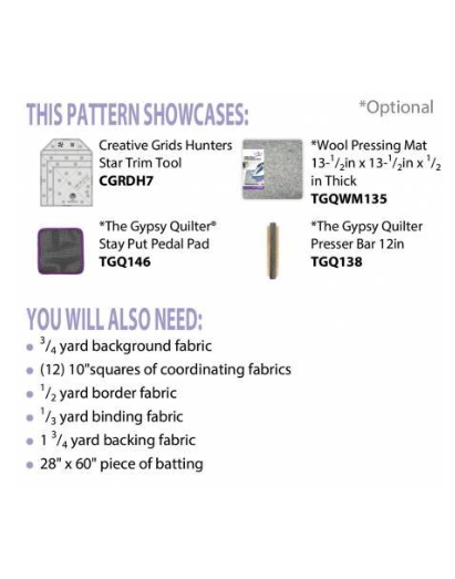 Floating Stars Runner Pattern