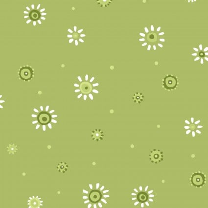 Sweet Bees - Sunburst Dot - Green