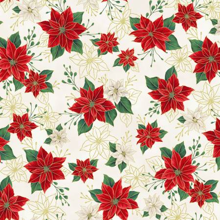 Blooming Holidays - 7788-20 - Natural/Gold