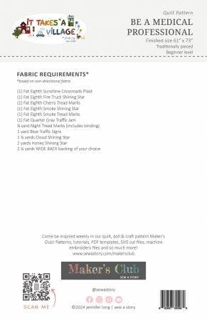 Be a Medical Professional Quilt Pattern