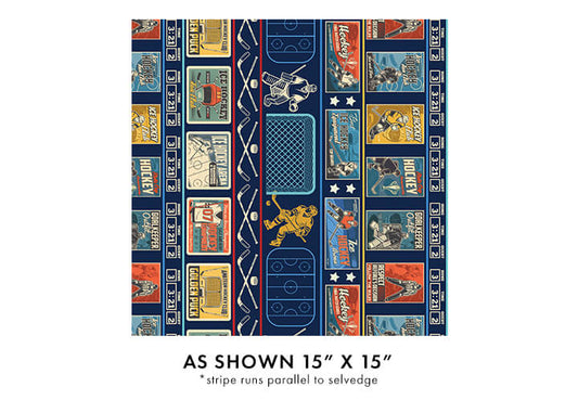 Ice Hockey - Stripe - Navy/Multi