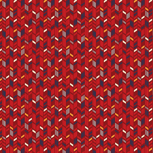Ice Hockey - Chevron Stripe - Red