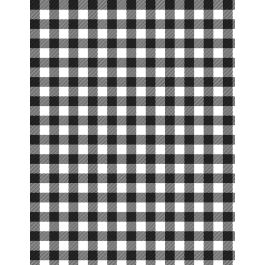 Essentials Buffalo Check - White