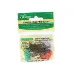Clover Flat Flower Pins 100 count