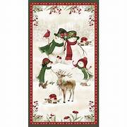 Woodland Snowmen - Panel