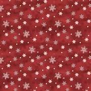 Woodland Snowmen - Snowflakes - Red