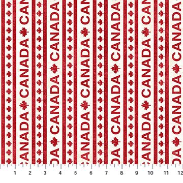 Canadian Classics 3 - Canada Stripe - Cream Red