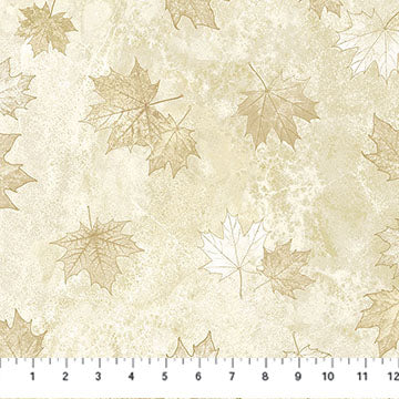 Stonehenge Oh Canada 14 - Large Tonal Leave - Beige Multi