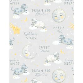 Reach for the Stars - Gray Large All Over