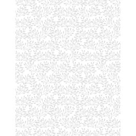 Essential Whimsey 108" Wide Quilt Backing - White on White