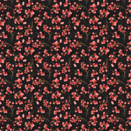 Cardinal Celebration - Berries - Black