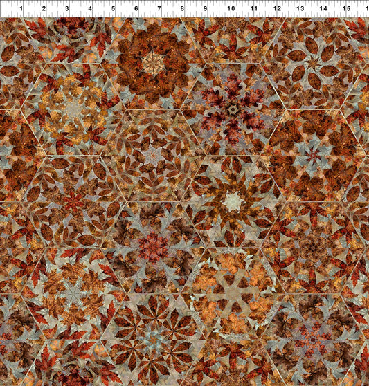 Autumn Elegance - Hexagons Multi