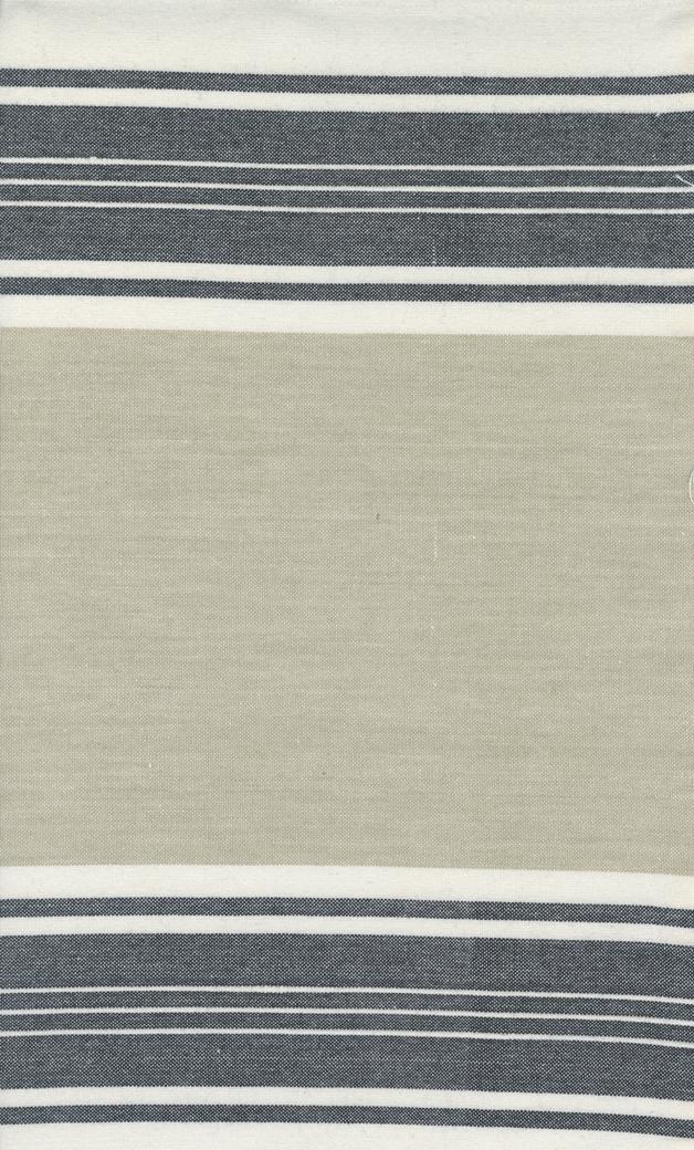 Easy Living Toweling - Flax/Black - 18"