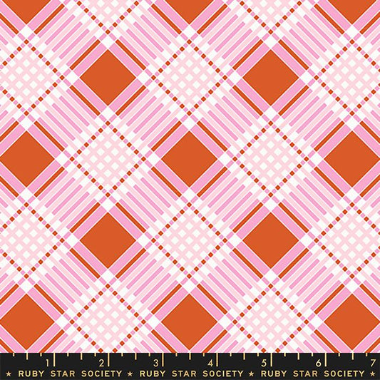 Strawberry and Friends - Plaid - Pecan