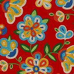 Tucson - Red Beaded Floral