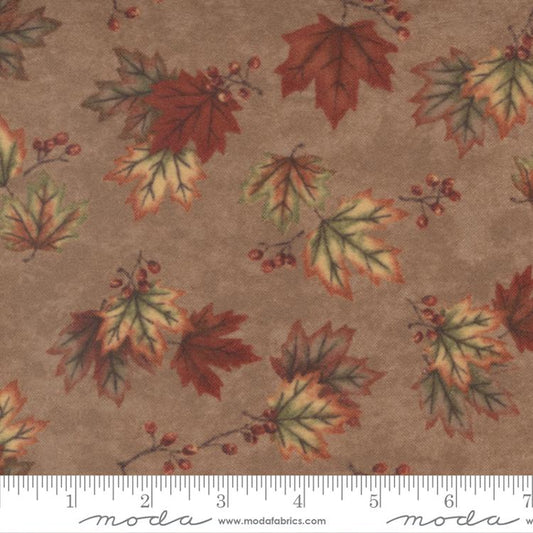 Fall Melody Flannel  - Maple Scatter - Tawny