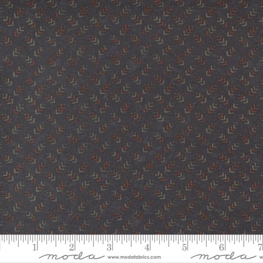 Fall Melody Flannel - Energy Print - Black