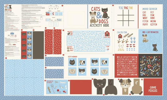 Dog Daze Cat and Dog Activity Panel