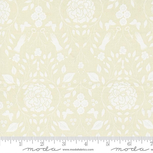 Evermore - Garden Gate Damask - Lace White