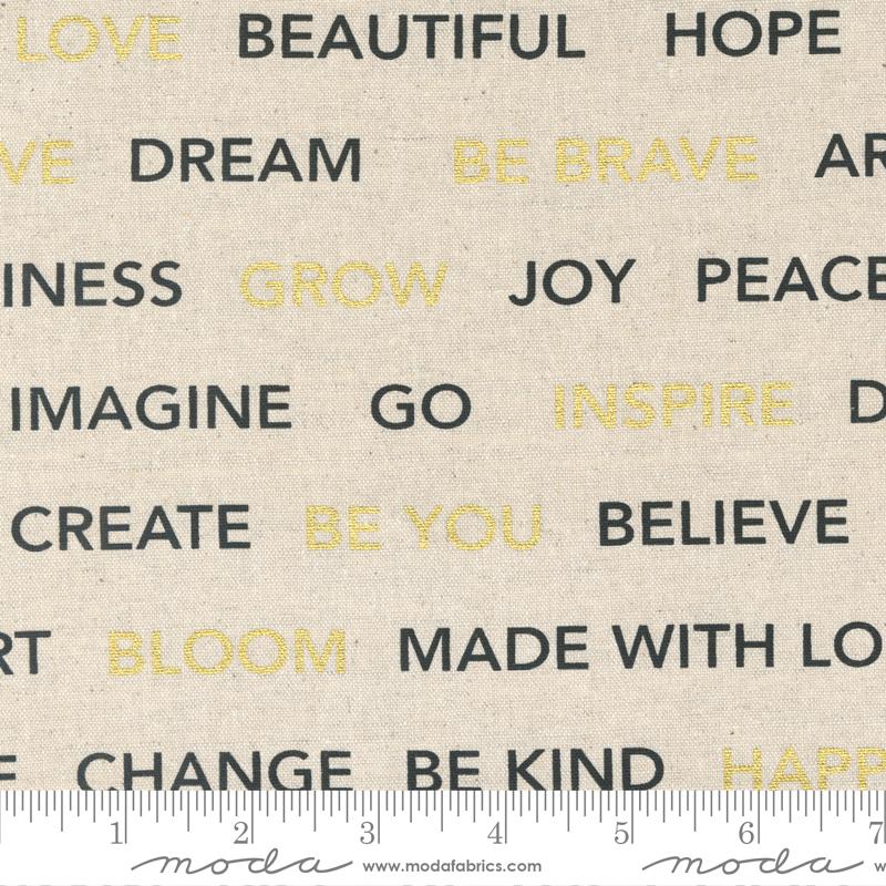 Gilded Mochi Linen - Kind Words - Paper Gold