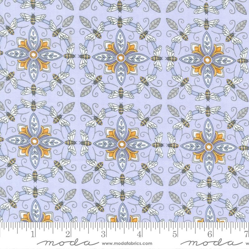 Honey and Lavender - Bumble Bee Tiles - Soft Lavender