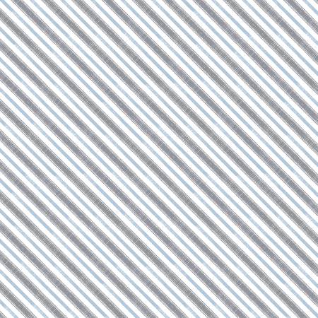 Lake Retreat - Diagonal Stripe - White