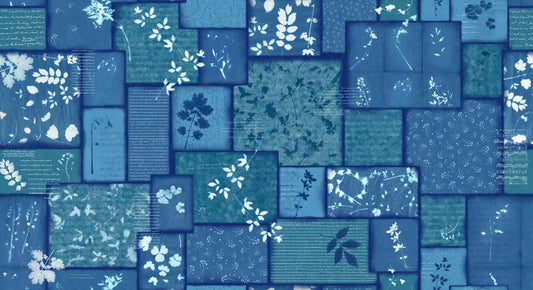 Bluebell - Corbishley Patchwork - Cyan