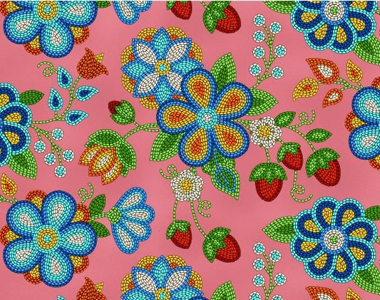 Tucson - Beaded Strawberry - Coral