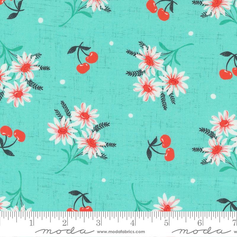 Julia - Cherry Daisy - Robins Egg