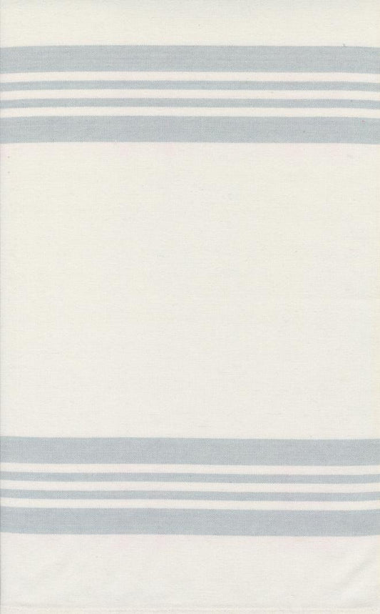 Panache Toweling - White with Grey Stripe 339