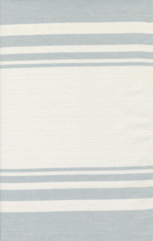 Panache Toweling - White with Grey Stripe 340
