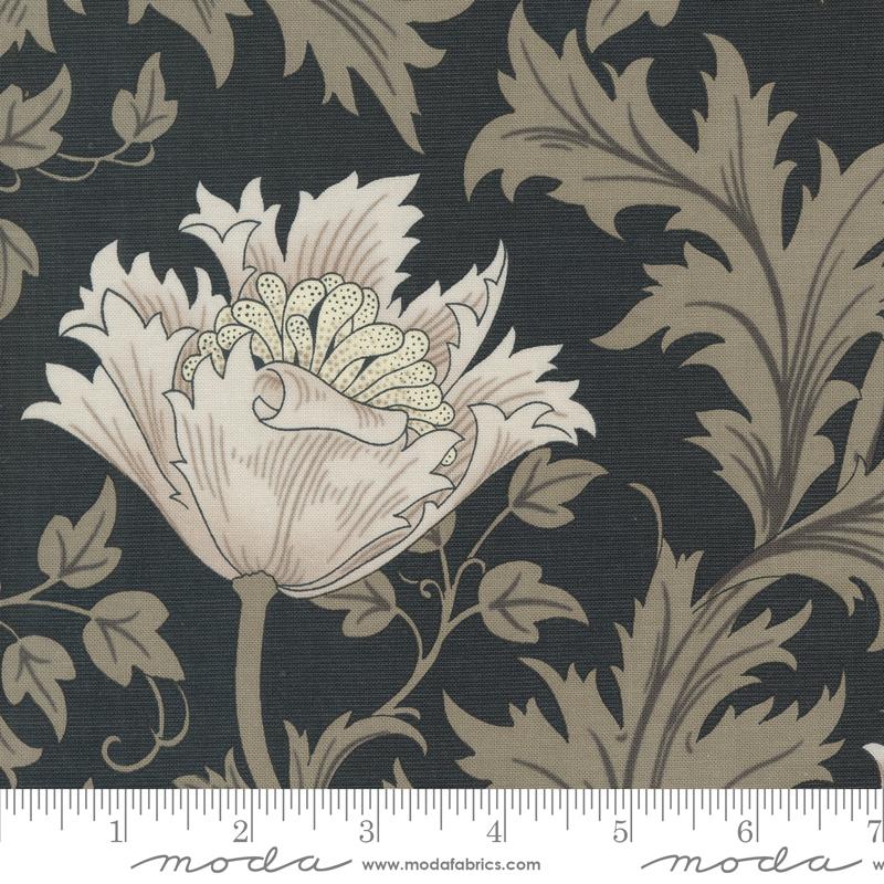 Ebony Suite - Anemone Large Floral - Ebony
