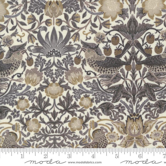 Ebony Suite - Strawberry Thief Damask - Porcelain