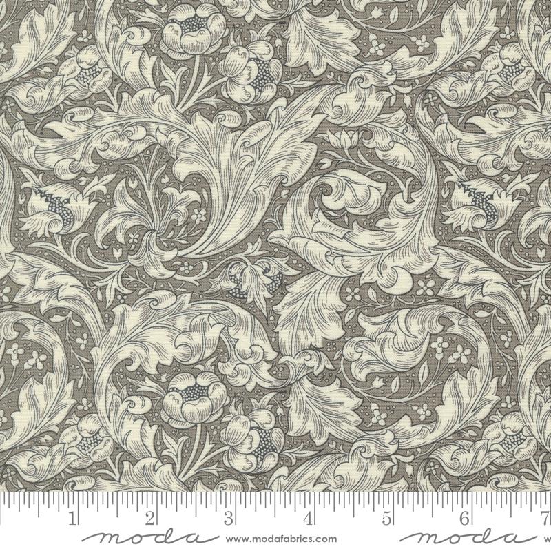 Ebony Suite - Bachelors Button Florals - Porcelain