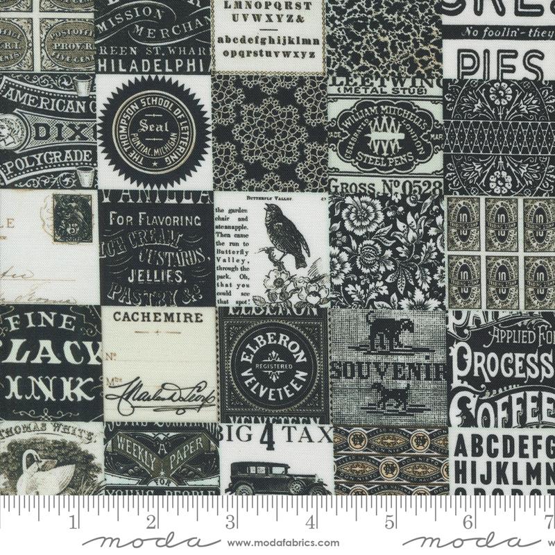 Sable and Swan - Patchwork - Ebony/Porcelain