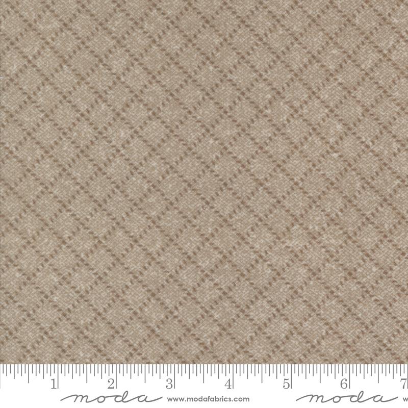 Farmhouse Flannel III - Diamond Grid - Cocoa
