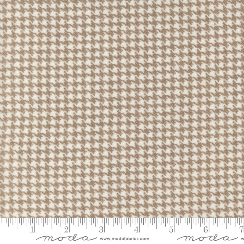 Farmhouse Flannel III - Small Check Blender - Cocoa