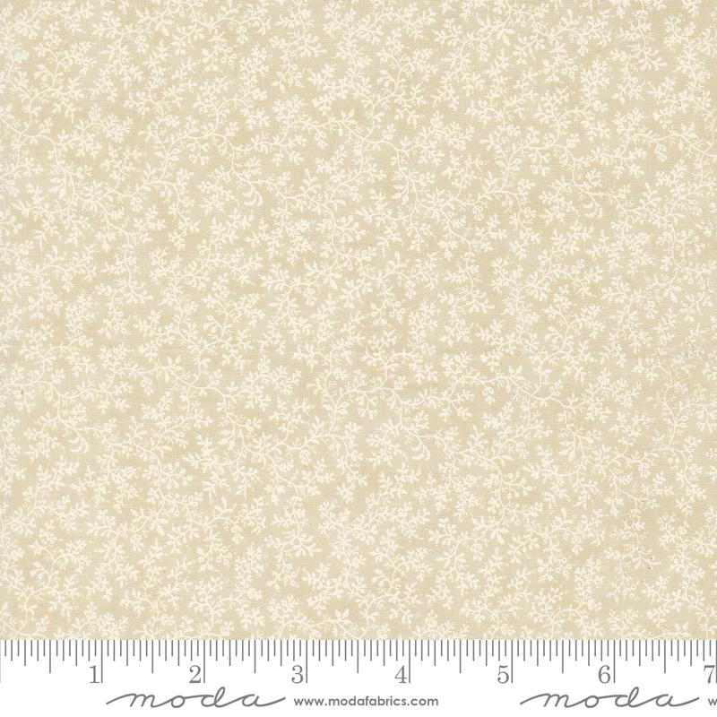 3 Sisters Favorites Vintage Linens - Poetic Vine -Taupe