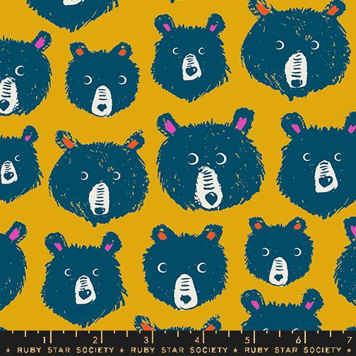 Teddy and the Bears - Bears - Goldenrod