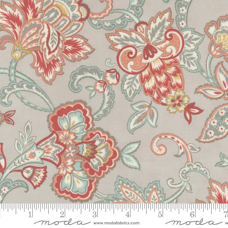Sandalwood by 3 Sisters - Fleur Paisley - Moonbeam