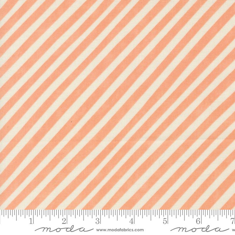 Tiny Christmas - Candy Stripe - Peach