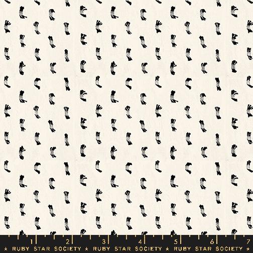 Warp Weft Ooh Lucky - Flicker - Natural/Black