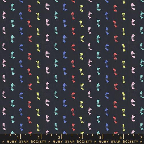 Warp Weft Ooh Lucky - Flicker - Soft Black/Multi