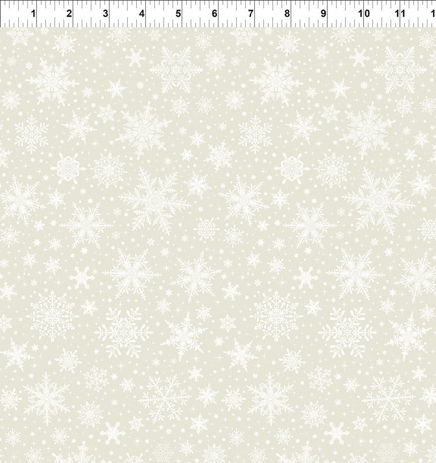 Winter Enchantment - Cream Snowflakes