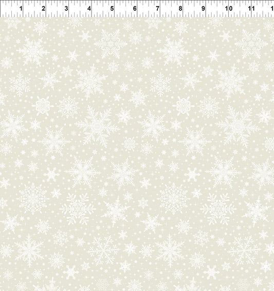 Winter Enchantment - Cream Snowflakes