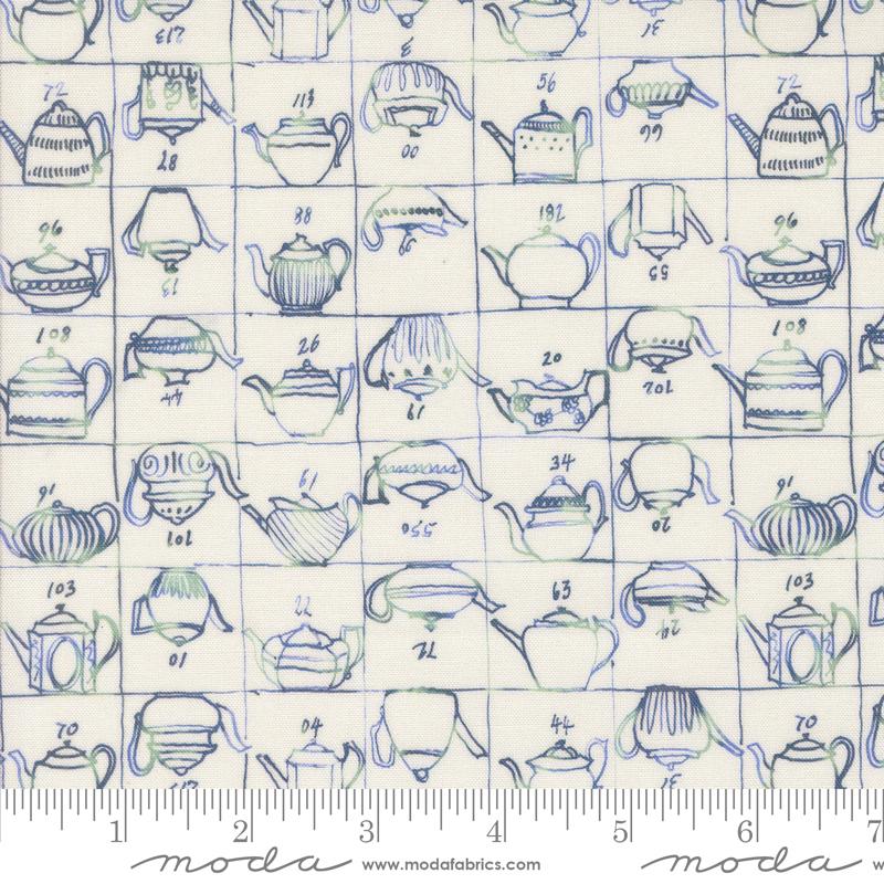 Larking - Blueprint Teapots - Porcelain