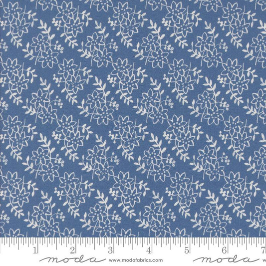 Larking - Florals - Cobalt